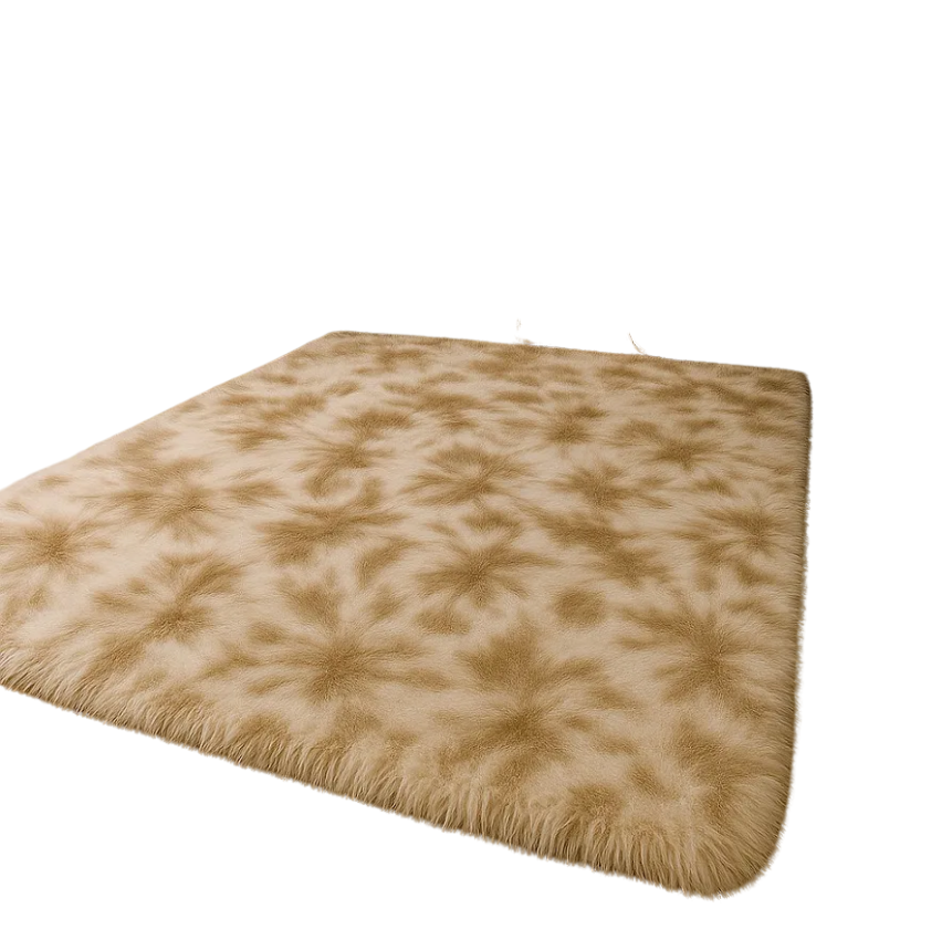 Tapete Arco Iris 1,00x1,50 Peludo Shaggy Macio Texfine