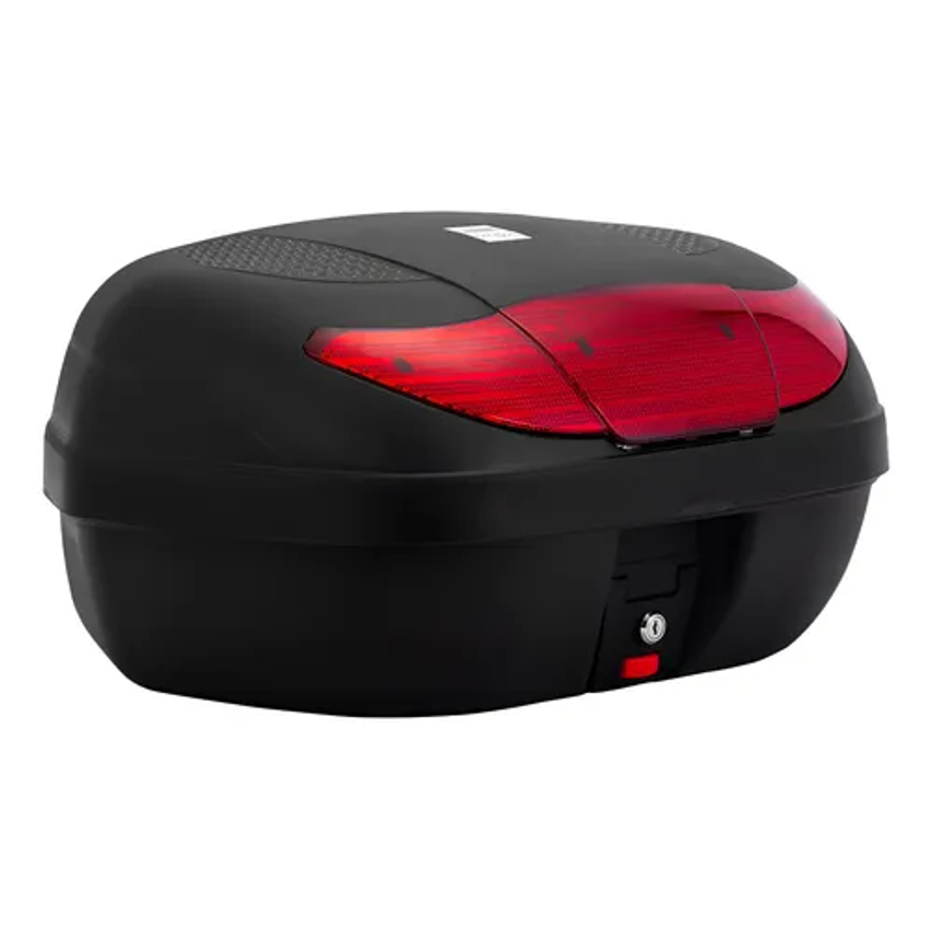 Bau Bauleto Moto 45 Litros Protork Cabe 2 Capacetes Completo