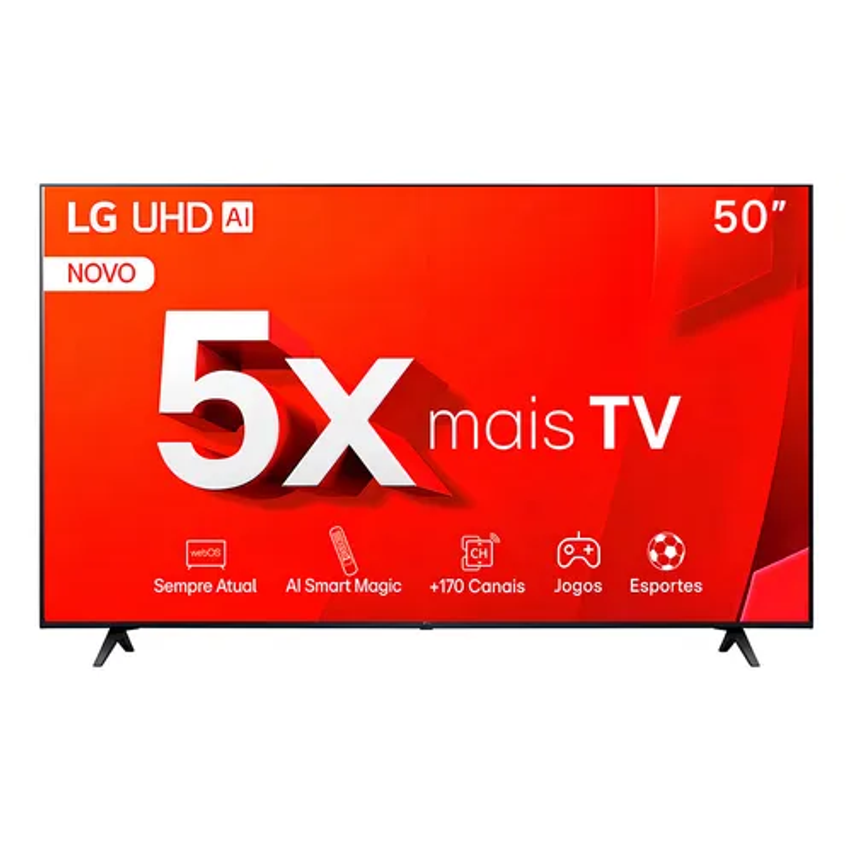 Smart Tv LG 50 4k Uhd Hdr Thinq Ai Pro Wi-fi Bluetooth Alexa Apple Airplay - 50tu801c0sa