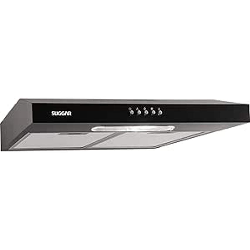 Suggar Depurador De Ar Slim 60cm 3 Vel. Preto 110v Dps161pt