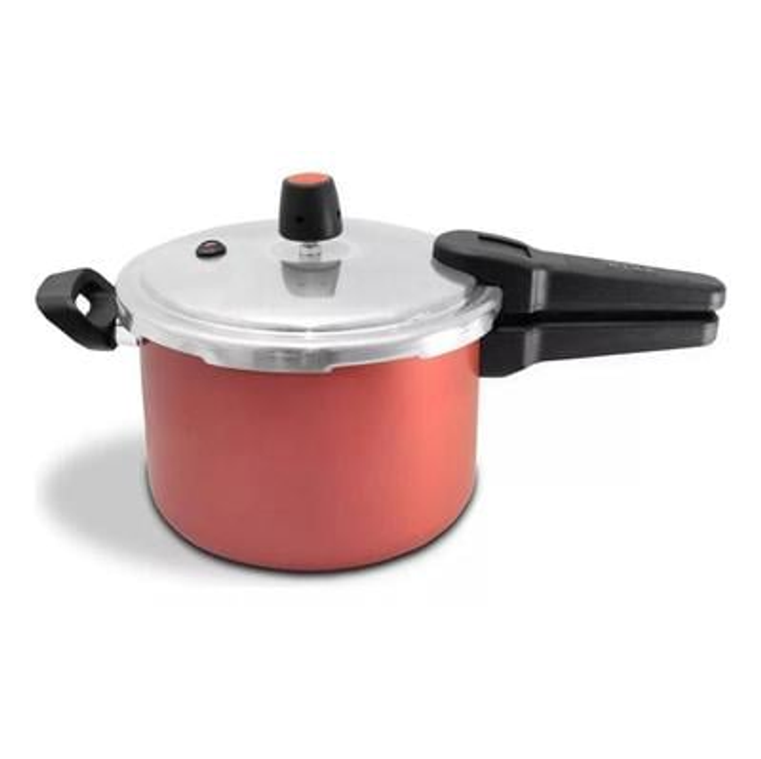 Panela Pressão Com Fechamento Externo Antiaderente Cereja 3L - ARNIX