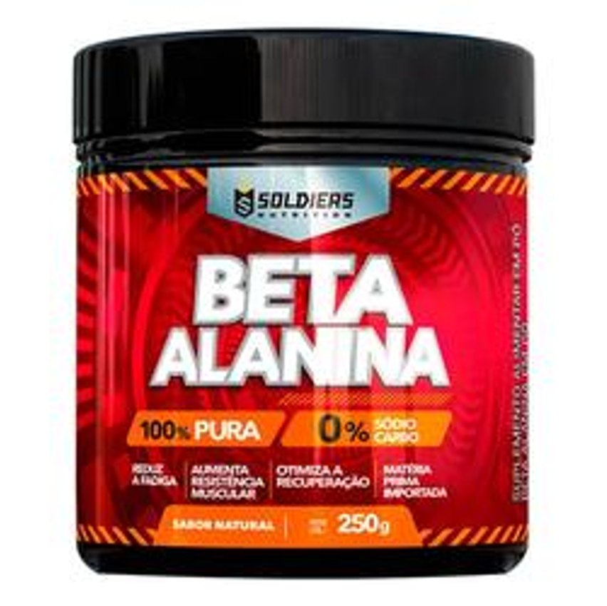 Beta Alanina 250g  100% Pura  Soldiers Nutrition