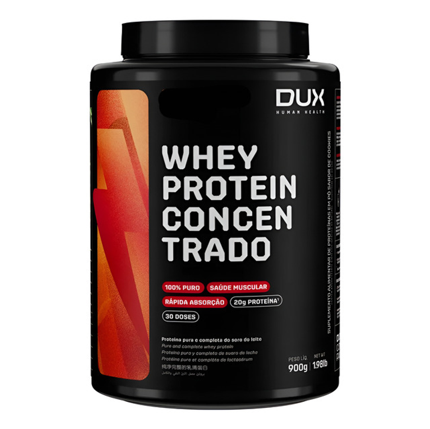 Whey Protein Concentrado Pote 900g - Dux Human Health