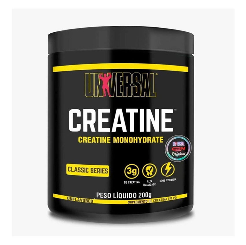 Suplemento Em Pó Creatine Universal Pura Creatina Monohidratada 200g Universal Nutrition