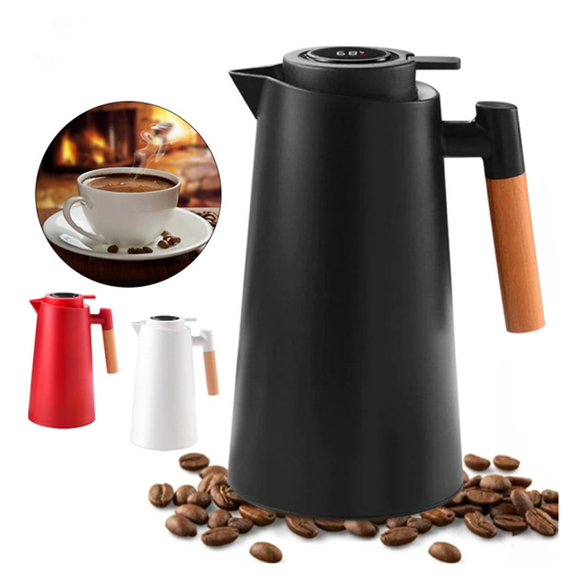 Garrafa Térmica Genérica 1l Com Termômetro E Led Café/chá