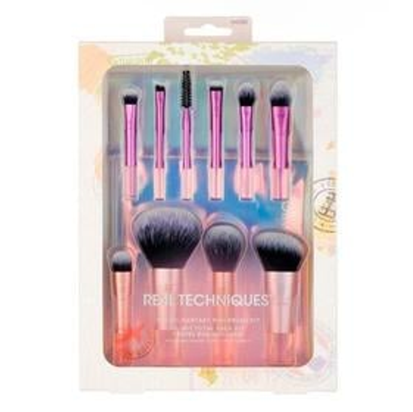 Real Techniques Kit - 10 Pincéis + Bolsa Travel Fantasy