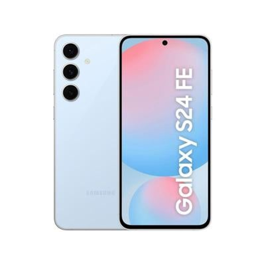 Smartphone Samsung Galaxy S24 FE 256GB 5G 8GB RAM Azul 6,7" Câm. Tripla + Selfie 10MP