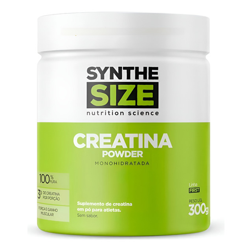 Creatina 300g Monohidratada 100% Pura Synthesize Original
