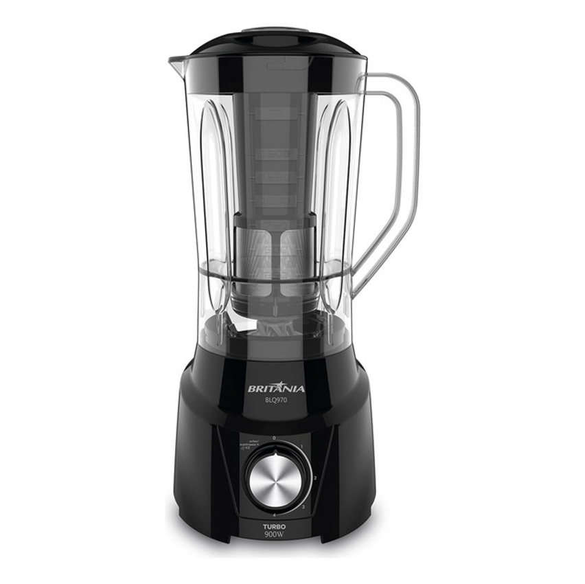 Liquidificador Turbo Blq970p 900w 2,6 Litros Britânia