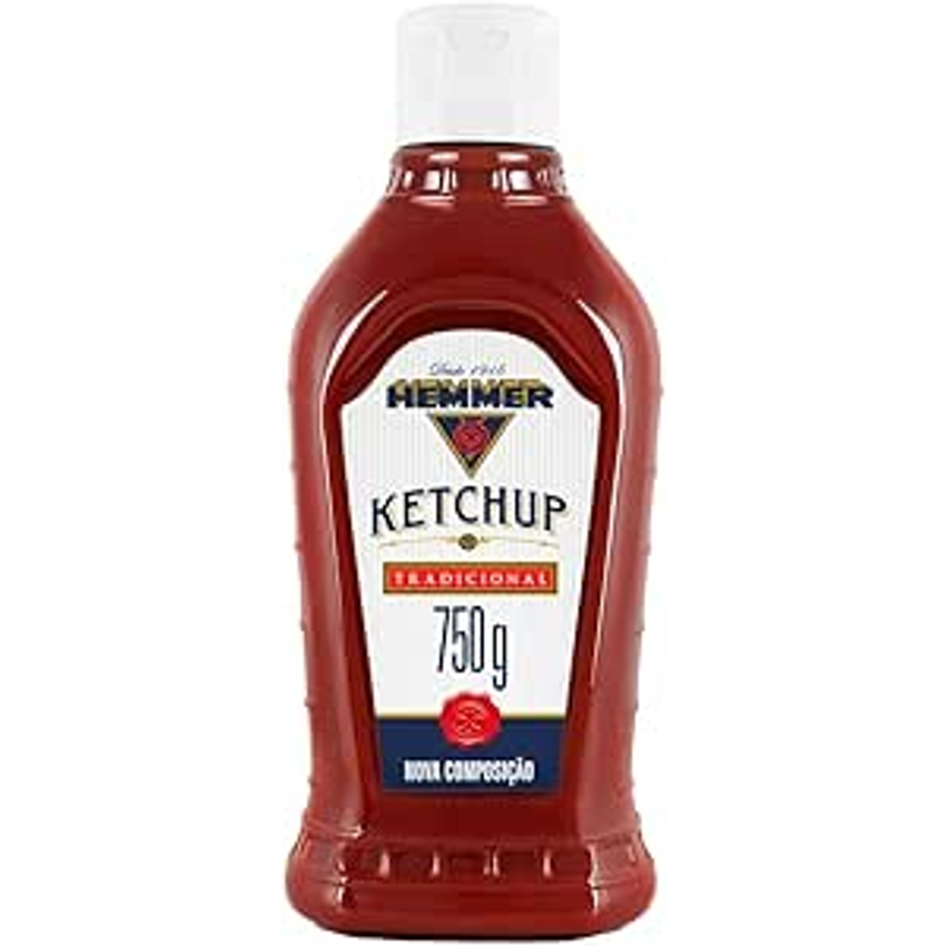 Hemmer Ketchup Tradicional Squeeze 750G
