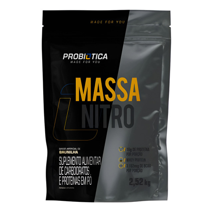 Massa Nitro Refil 2,52kg - Probiótica 