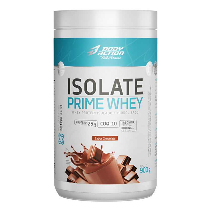 Whey Isolate Prime 900g Com Stevia Sezo Lactose Bodyaction