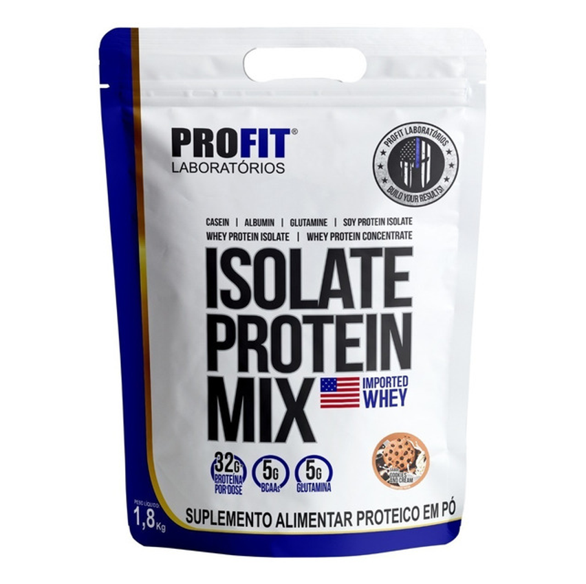 Suplemento En Pó Profit Laboratórios Proteínas Sabor Cookies & Cream X 1.8kg