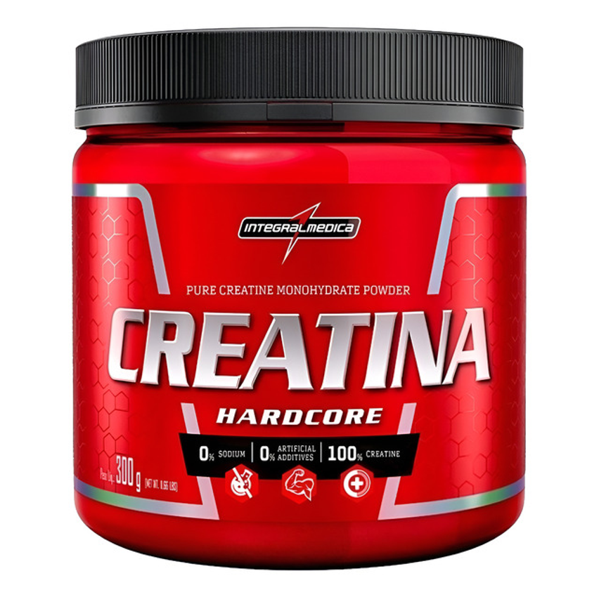 Creatina Hardcore 100% Pura 300g - Integralmédica
