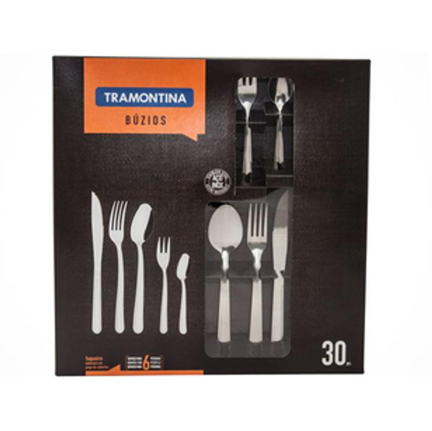 Faqueiro Tramontina Búzios 23798/050 Inox - 30 Peças