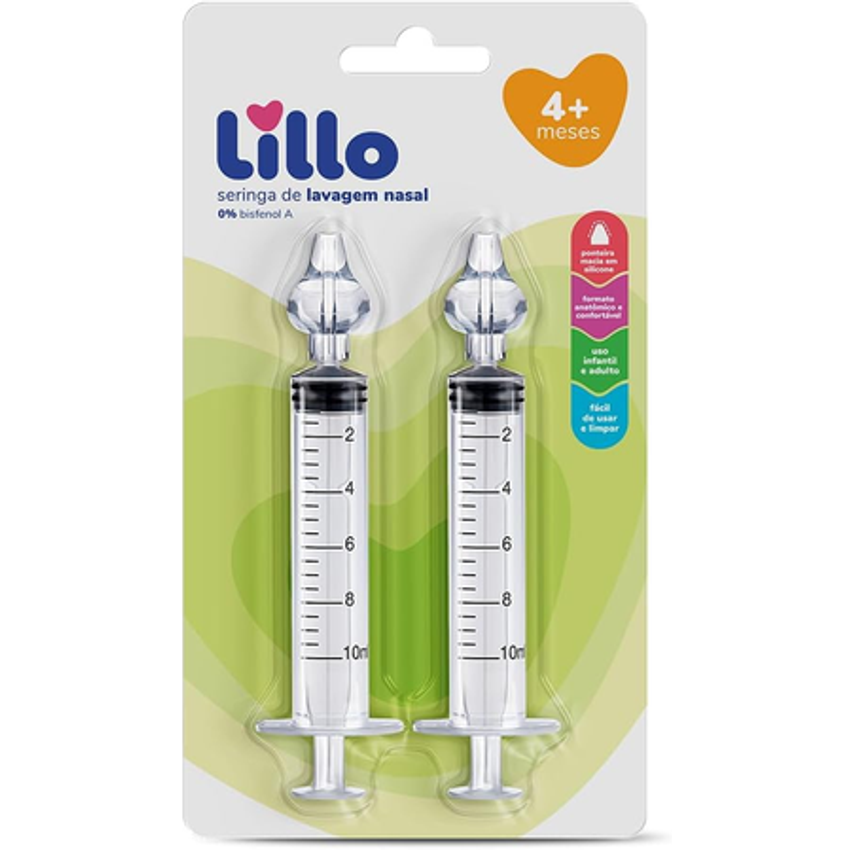 Lillo Kit De Seringa Lavagem Nasal