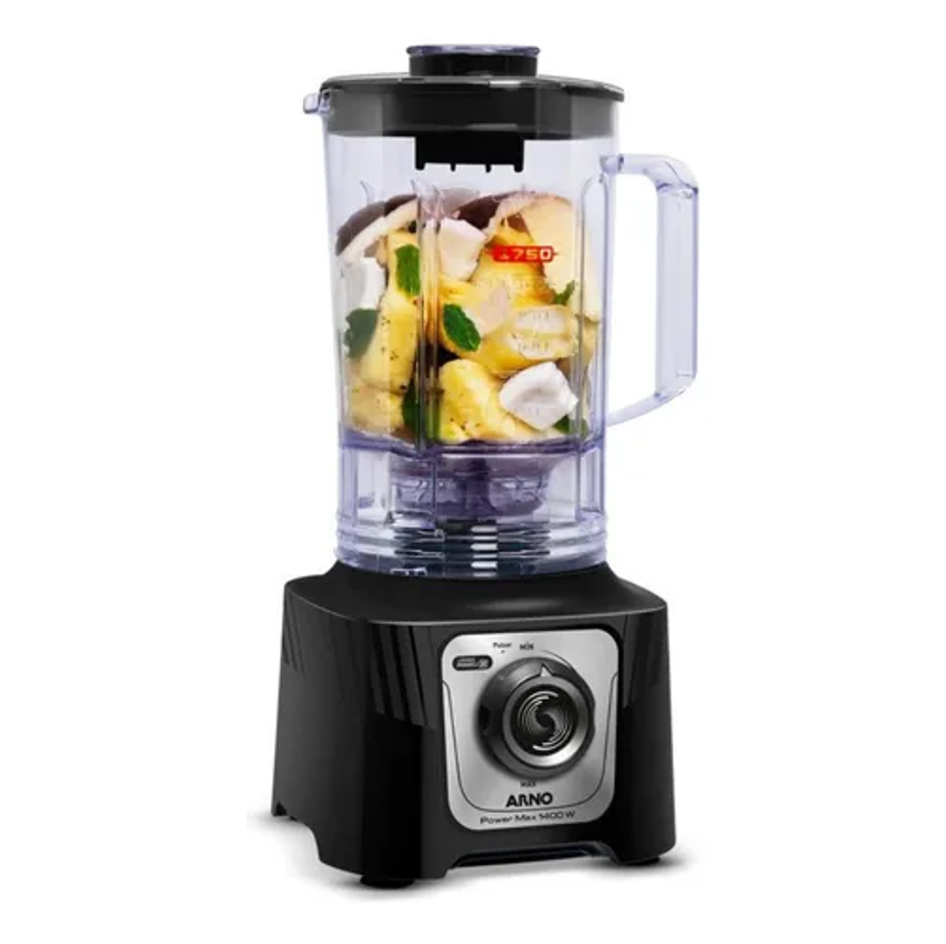 Liquidificador Arno LN65 Power Max 1400w Comfort Control preto