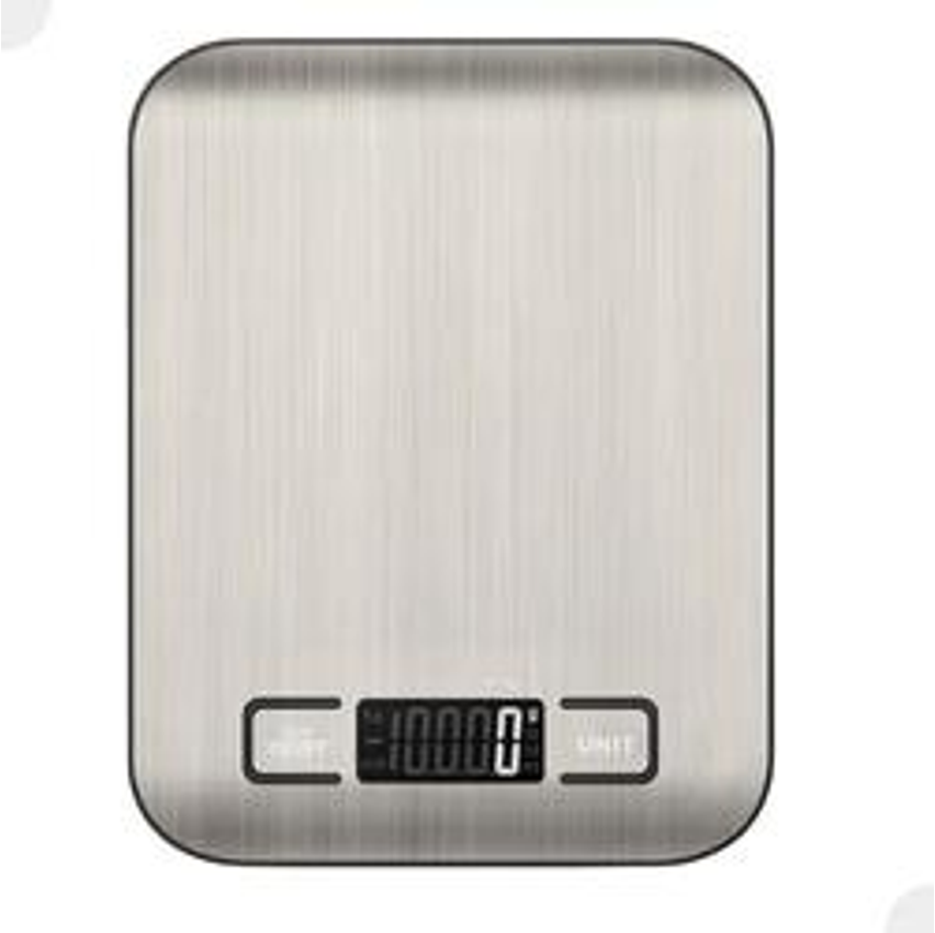 Balança De Cozinha Digital Inox Até 10kg Alimentos Portátil