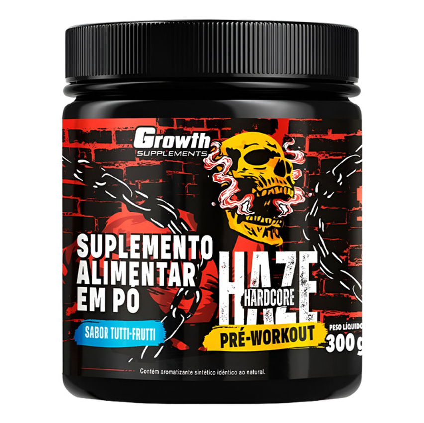 Growth Pré-treino 300g Haze Original Mais Energia No Treino
