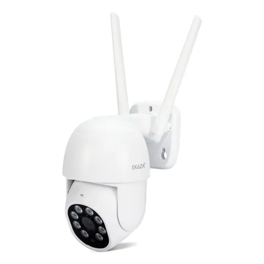 Ekaza Câmera De Segurança Nuvem Dome Wi-fi Uhd 2k E Ip65 Cor Branco