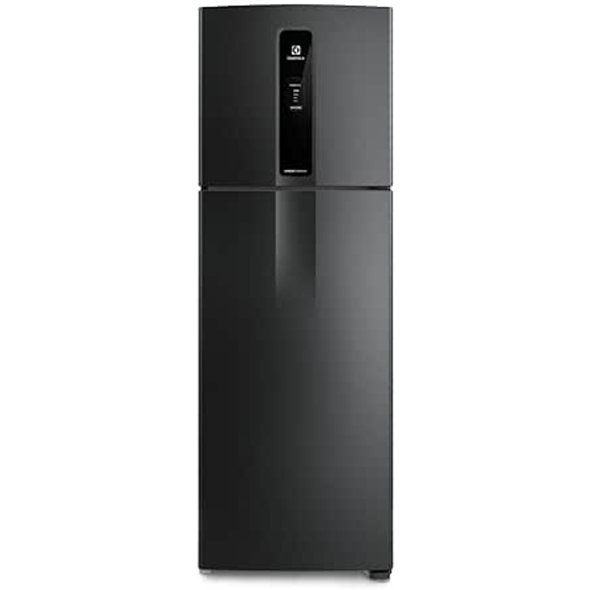 Geladeira Electrolux Frost Free Inverter 390L Efficient AutoSense Duplex Black Inox Look (IF43B) - 220V