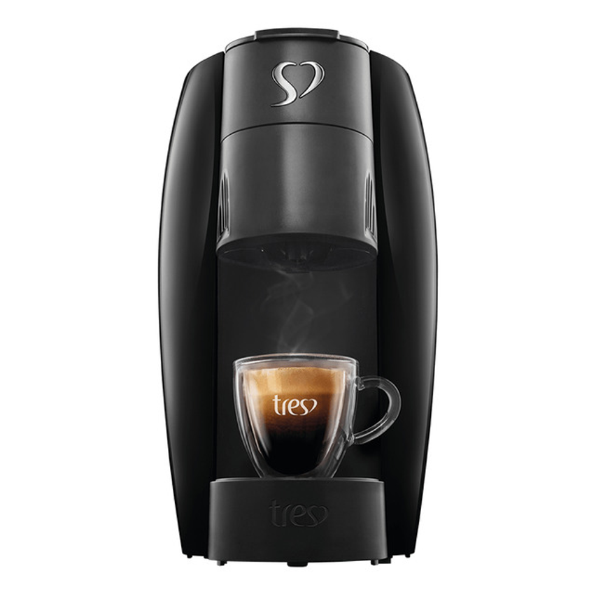 Tres Corações Cafeteira Elétrica Lov Basic De Espressos E Multibebidas Automática Cor Preto Brilhante