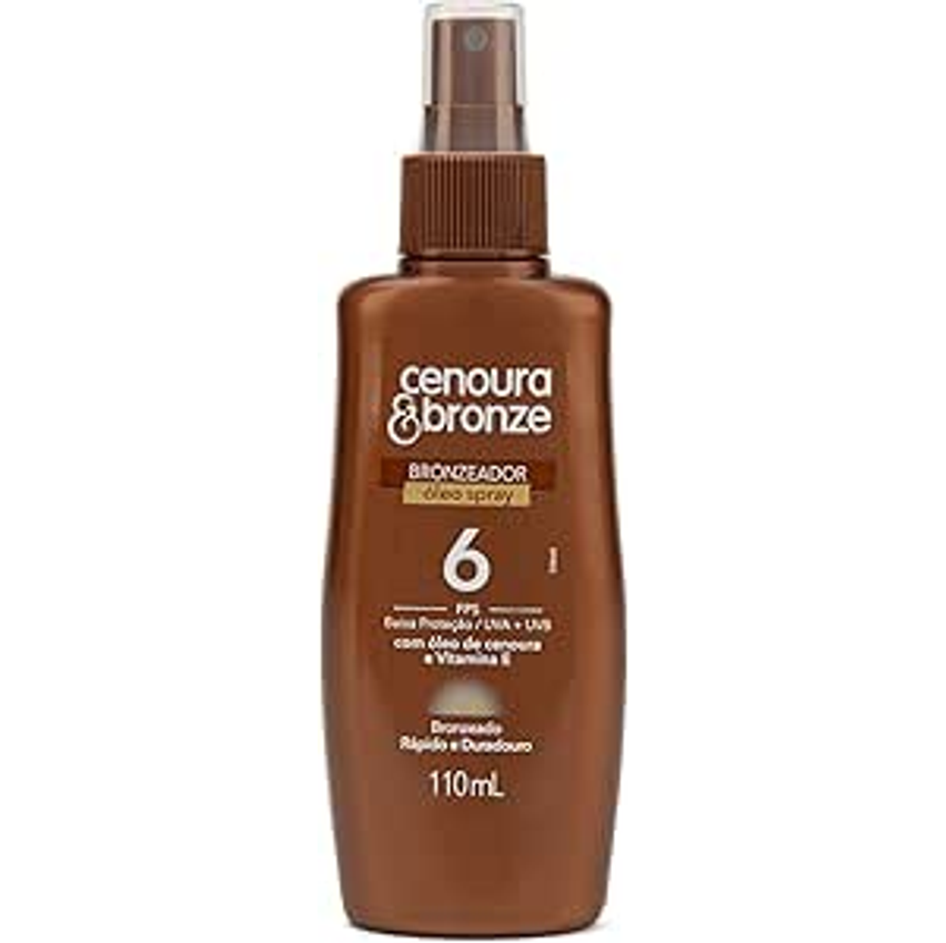 Cenoura e Bronze Óleo Bronzeador Spray Fps6