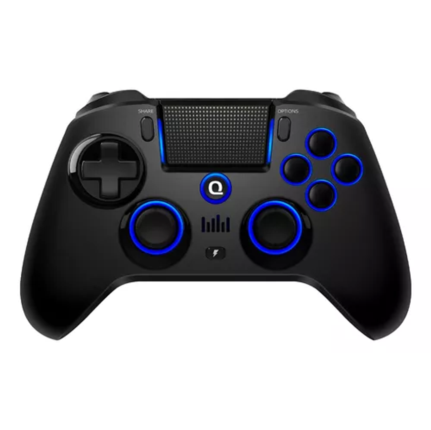 Controle Para Ps4 Ps3 Joystick Sem Fio Qrd Spark N5 Preto Para Pc Ios Android Hall Effect Gamepad
