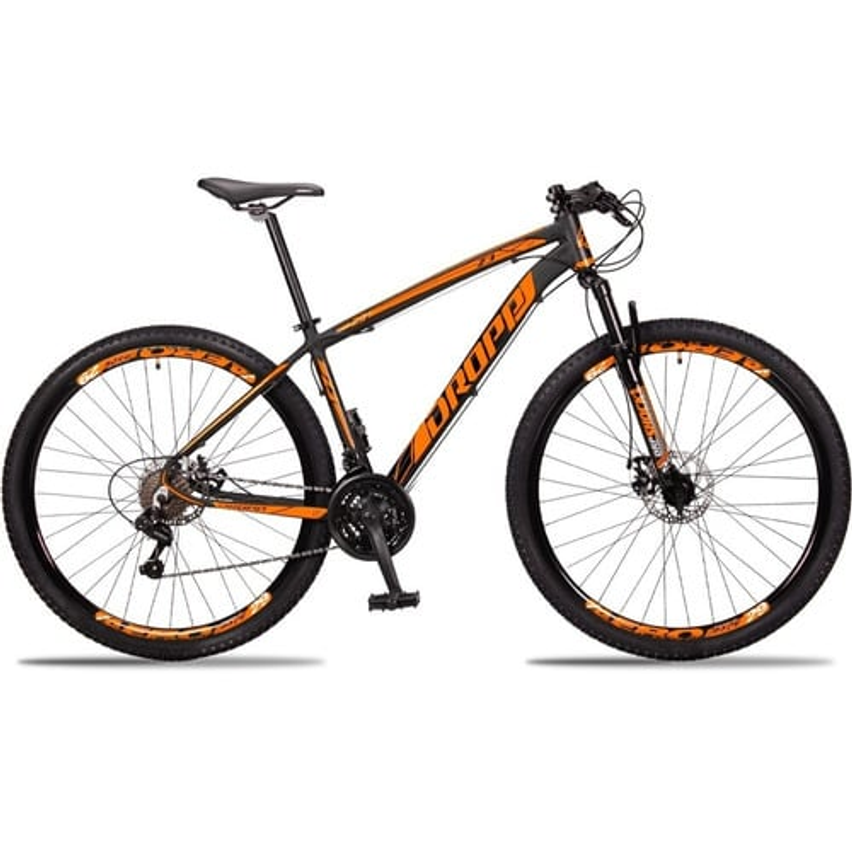 Bicicleta Aro 29 Dropp Z3 Câmbio Shimano 21 Vel Freio Discos Cor Preto/Vermelho Tamanho do quadro 17