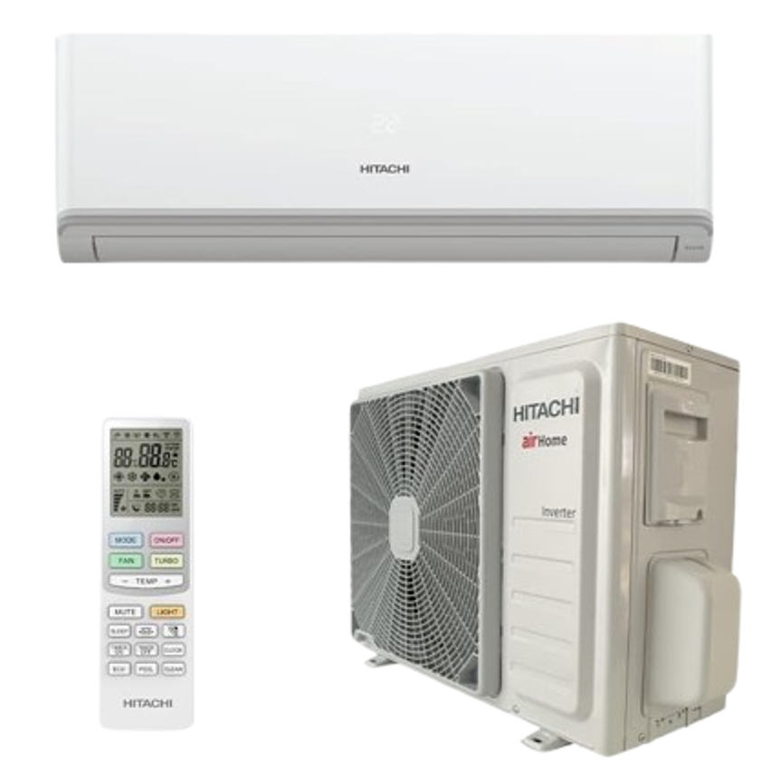 Ar Condicionado Split Hi Wall Inverter Hitachi AirHome 9.000 Btus Frio 220V R-32