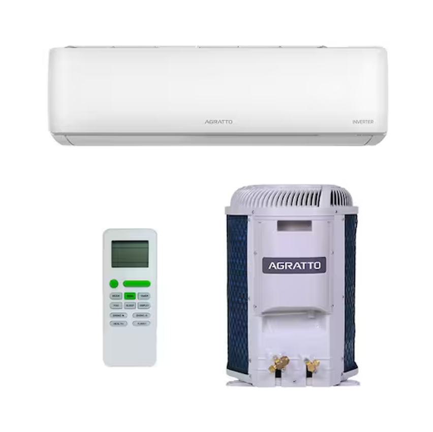 Ar-Condicionado Split HW Inverter Agratto Liv Top 9.000 BTUs R-32 Só Frio 220V