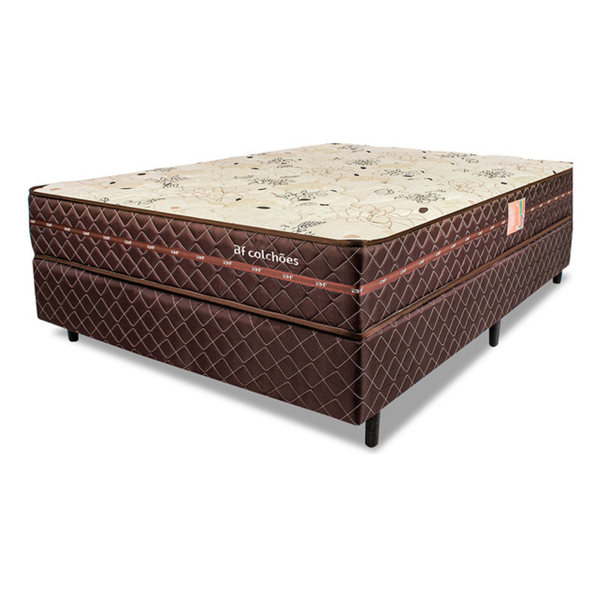 Cama Box Colchão Casal Ortopédico Firme Espuma D33 138x188cm
