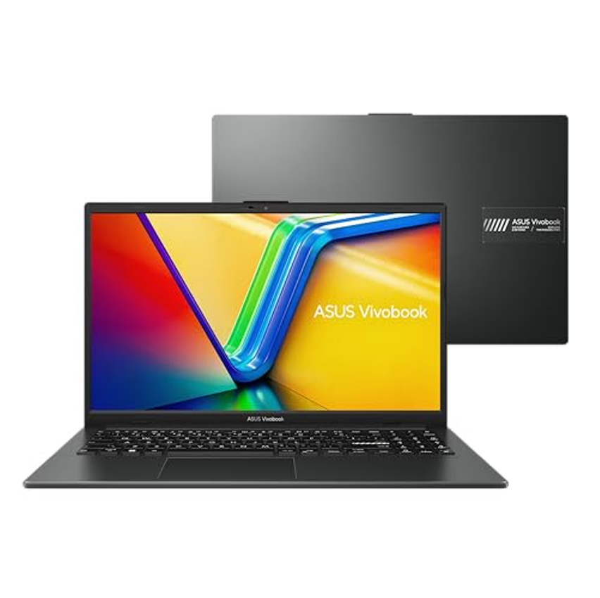 Notebook ASUS VivoBook Go 15, AMD RYZEN 5 7520U, 8GB, 512GB SSD, KeepOS, Tela 15,6" FHD, Mixed Black - E1504FA-NJ732