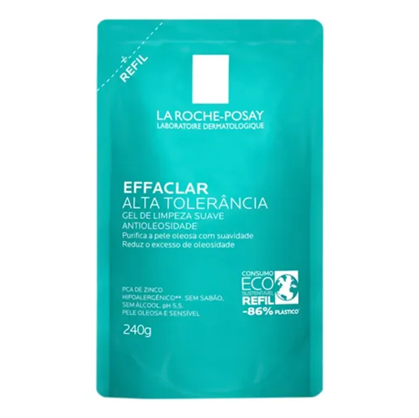 Gel de Limpeza Facial Refil Effaclar Alta Tolerância La Roche-Posay 240g