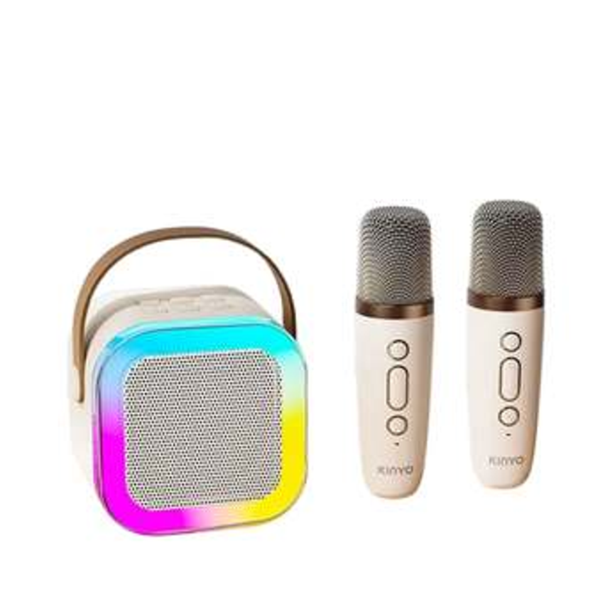 Caixa De Som Com Microfone Karaokê sem fio Bluetooth Brincadeira Família Criança