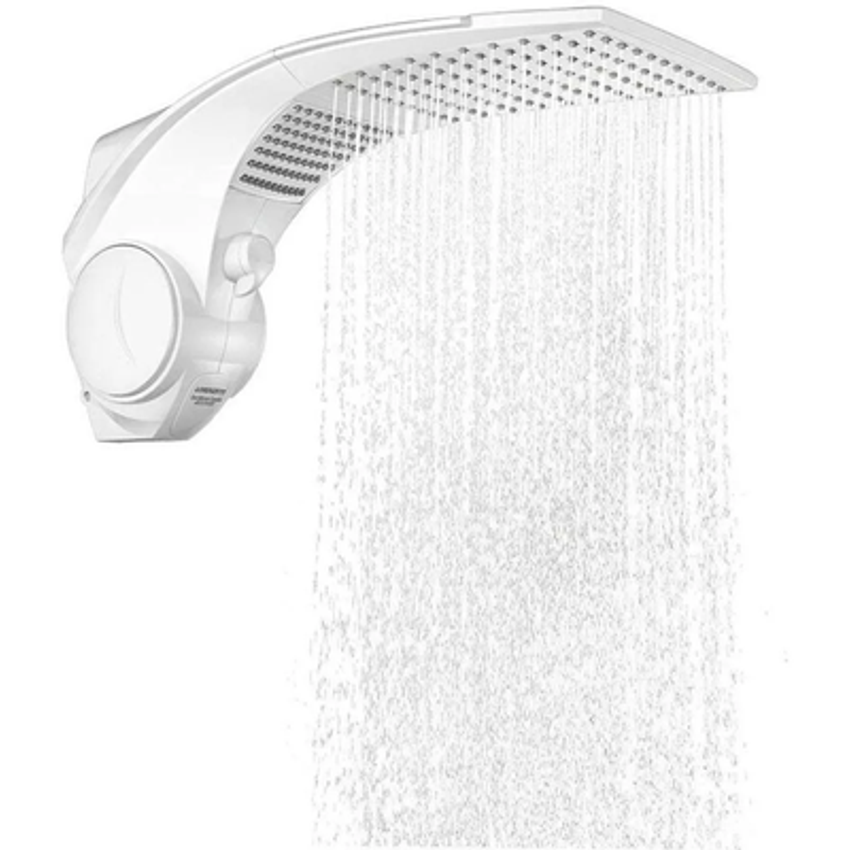 Chuveiro Elétrico De Parede Lorenzetti Duo Shower Quadra Multitemperaturas Branco 7500w 220v