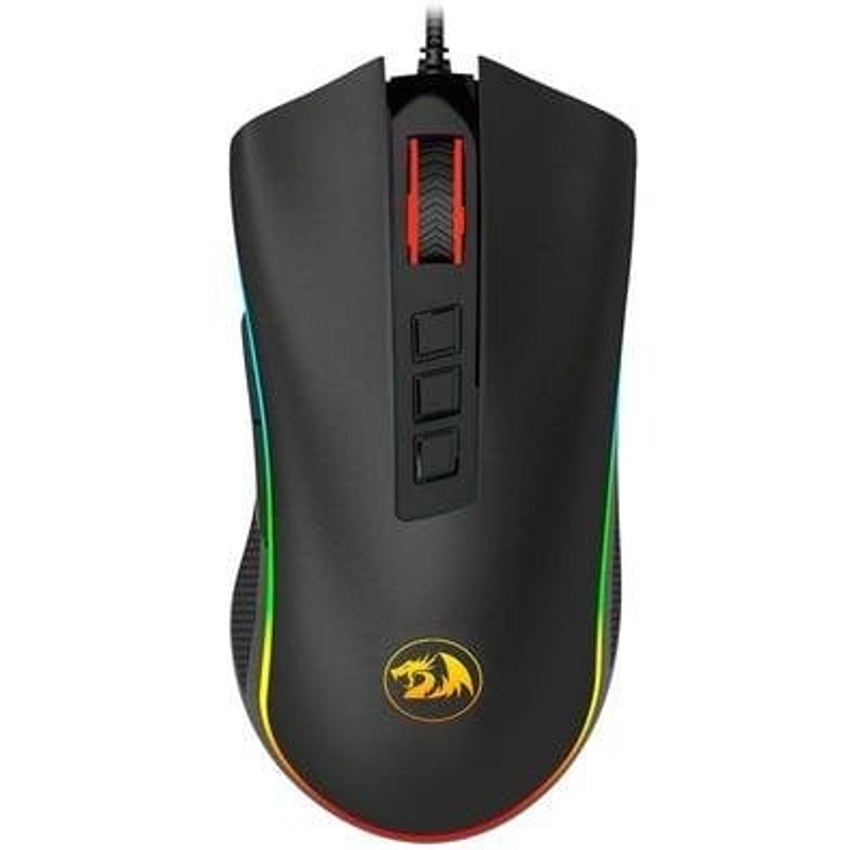 Mouse Gamer Redragon Cobra, Chroma RGB, 12400 DPI, 8 Botões, Preto - M711