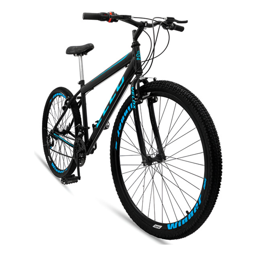 Bicicleta Aro 26 Aero 21 Marchas V-brake Mountain Bike Aço