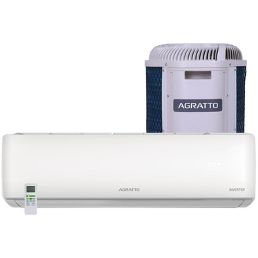 Ar Condicionado Split Inverter Agratto Hi Wall Liv Top 12000 Btus Frio Lcst12f02 - 220v