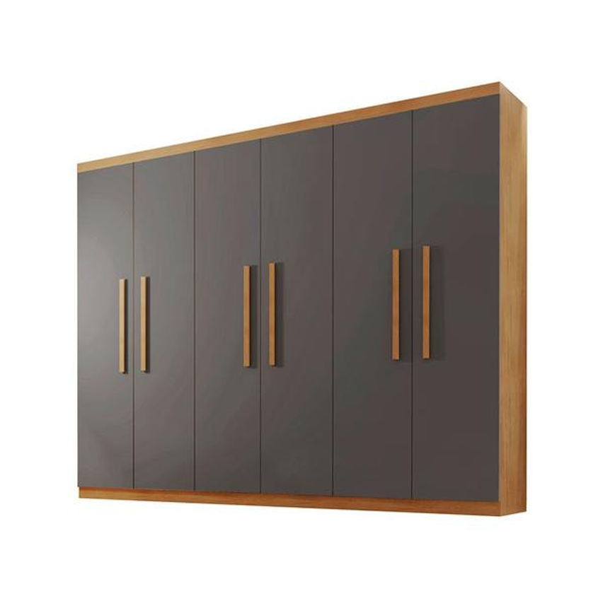Guarda Roupa Casal Hera 6 Portas MDF Rufato