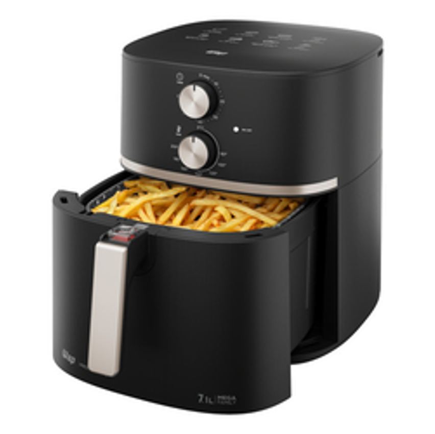 Air Fryer Fritadeira Elétrica Wap Mega Family 7,1 Litros Com Cesto E Grelha Removíveis Antiaderente 1700w 127v