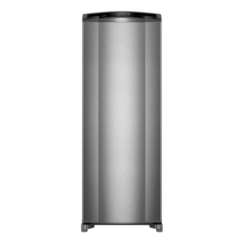 Geladeira Consul Frost Free 342L cor Inox com Gavetão Hortifruti Congelador Espaçoso CRB39A 220V