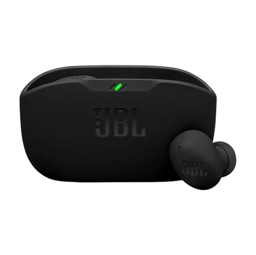 Fone de Ouvido Sem Fio, JBL, Bluetooth, Wave Buds 2, Intra Auricular, Sem Fio, Resistente À Água e Poeira - Preto