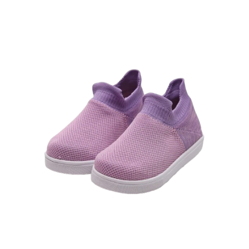 Tênis Slip On Infantil Molekinha Texturizado Lilás