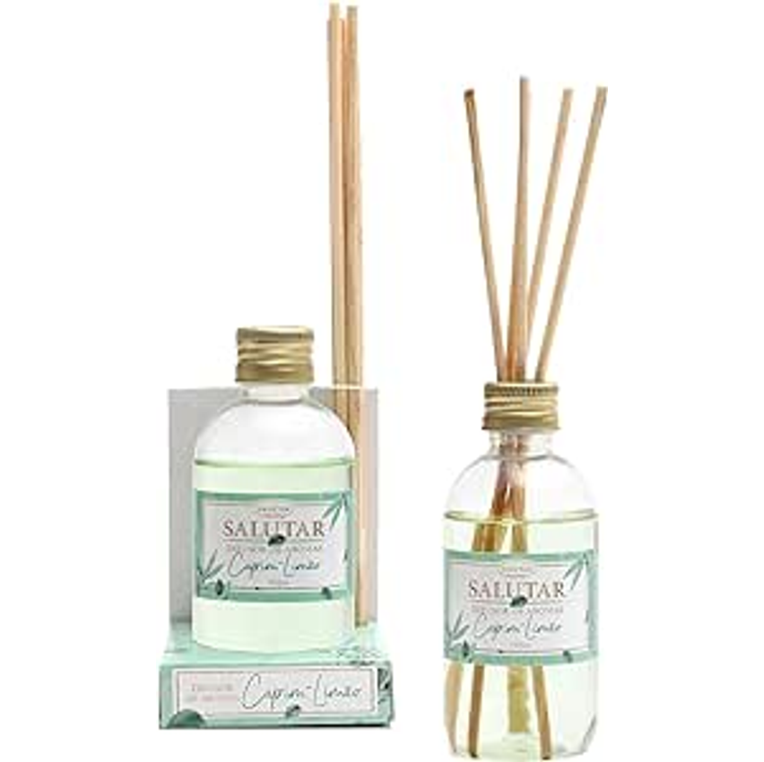 Aromatizador de Ambiente Capim-Limão 165 ml Difusor com 5 Varetas, Salutar