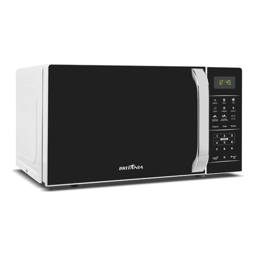 Micro-ondas Britânia Bmo23 De Preto 20l Branco