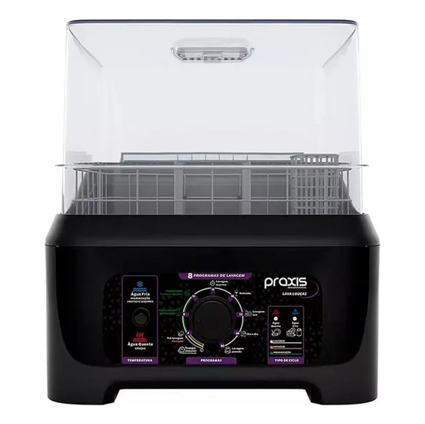 Lava Louças Praxis Portátil Llpp Semi-automática Preto