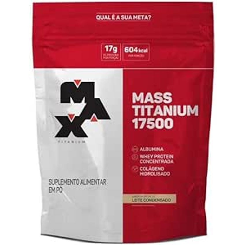 Max Titanium Mass Titanium (1,4Kg) - Sabor Leite Condensado