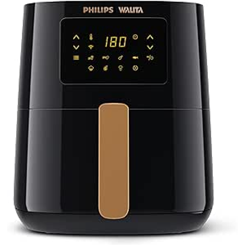 Fritadeira Airfryer Conectada C/alexa, Philips Walita, Preta, 4.1l, 110v, 1400w - Ri9255/81