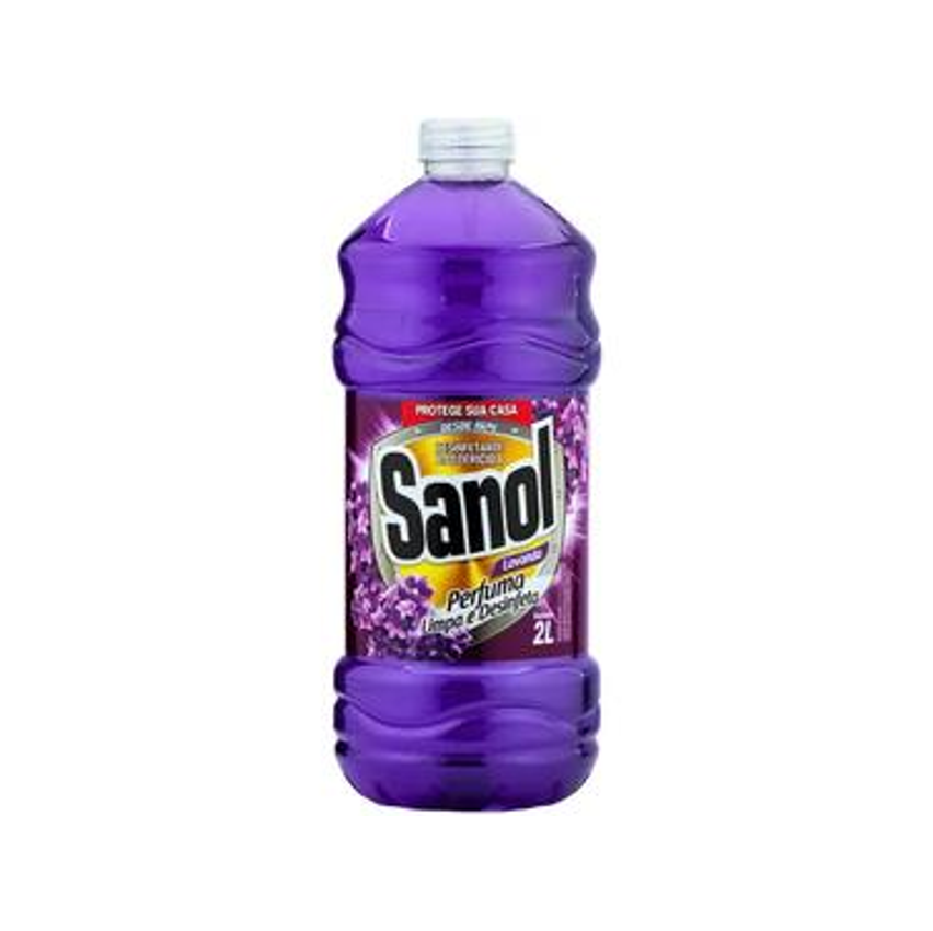 Desinfetante Líquido Sanol 2107 Concentrado Lavanda 2L
